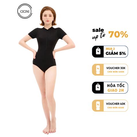Bộ đồ bơi liền 1 mảnh dài tay bikini dành cho bạn gái mã L85 Shopee Việt Nam