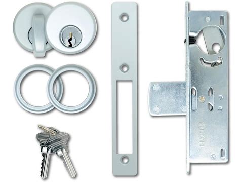 Arch Aluminum Commercial Door Dead Bolt Lock Kit With Outside Mortise Key Cylinder And Inside