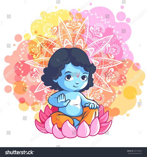 503 Little Krishna Cartoon Images, Stock Photos, 3D objects, & Vectors ...