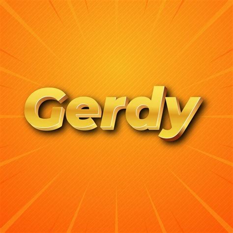 Premium Photo | Gerdy Text effect Gold JPG attractive background card ...