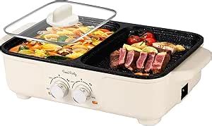 Food Party Hot Pot Electric Grill In Korean Bbq Grill Indoor Smokeless Grill Hotpot Pot