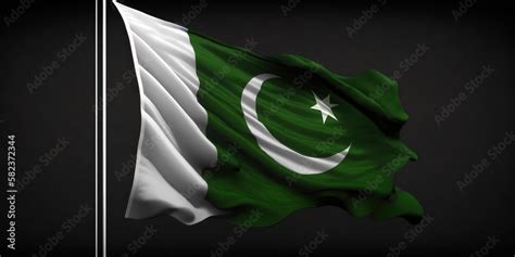 Pakistan Independence Day. 14th august. soldiers waving fabric pakistan ...