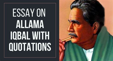 Essay Quotation Allama Iqbal – Telegraph