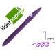 Boligrafo Gummy Touch Mm Retractil Violeta Marca Liderpapel