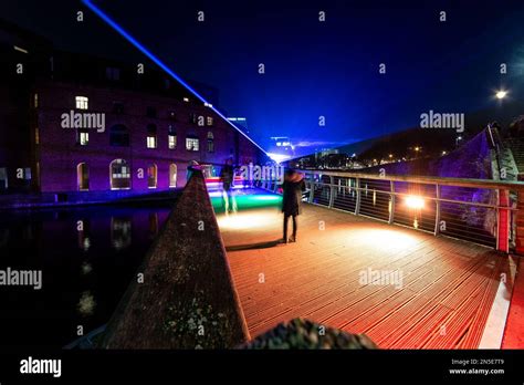 Beam At Castle Bridge Lasers Smoke And Rainbows Bristol Light