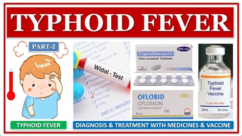 Typhoid Fever Part 2 Diagnosis And Treatment With Medicines And Vaccine