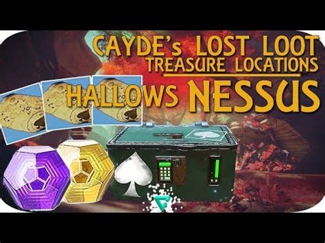 Destiny 2 Treasure Map CAYDEs CHEST LOCATION HALLOWS NESSUS YouTube