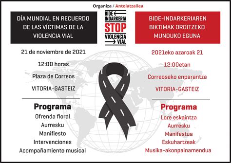 Día Mundial en recuerdo y homenaje a las Víctimas de la Violencia Vial