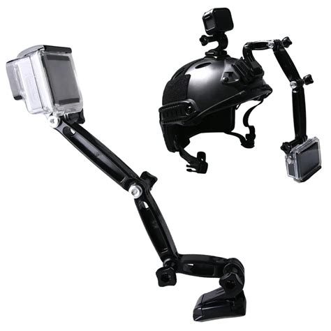 Gopro Self Selfie Stick Helmet Extension Way Arm Accessories With