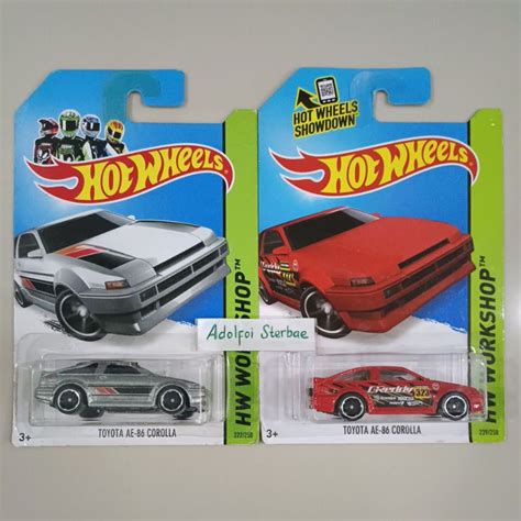 Hotwheels Hot Wheels Toyota AE 86 Ae86 Corolla Hw Workshop Greddy Brembo Koni7 Toyo Tires