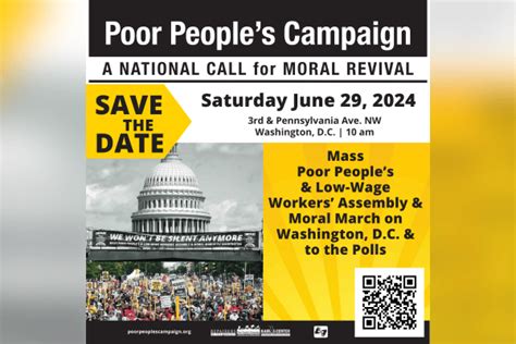 Iam Members To Join Poor Peoples Campaign For Moral Revival In D C