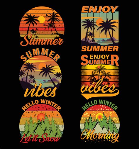 Summer vector t-shirt design. 17412984 Vector Art at Vecteezy