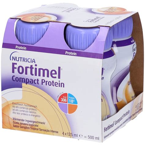 Fortimel Compact Protein Hot Tropical Zenzero 600 G Redcare