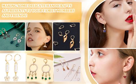 Amazon Beebeecraft Box Pcs Leverback Earring Findings K Gold