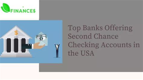 Ppt Top Banks Offering Second Chance Checking Accounts In The Usa