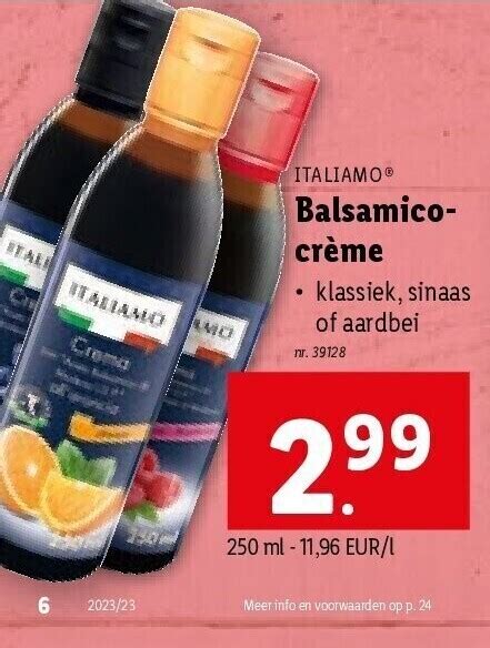 Balsamico Cr Me Promotie Bij Lidl