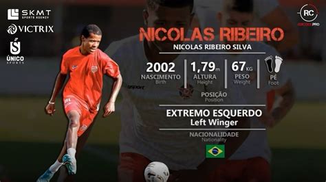 Nicolas Ribeiro Extremo Esquerdo Left Winger 2002 2023 YouTube