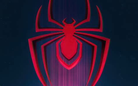 2880x1800 Spider Man Miles Morales Logo Macbook Pro Retina ,HD 4k ...