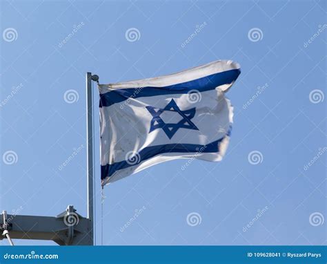 Israeli Flag on a Cruise Ship Sailing on the Sea of Galilee Stock Image - Image of tours, summer ...