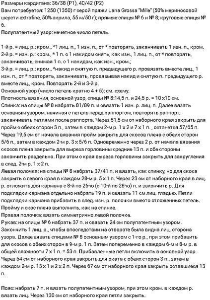РОЗОВЫЙ КАРДИГАН (Вязание спицами) – Журнал Вдохновение Рукодельницы