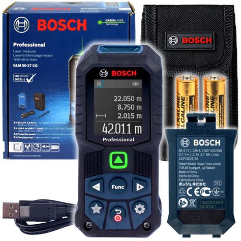 DALMIERZ LASEROWY GLM 50-27 CG LI BOSCH Bluetooth (0601072U01) • Cena ...