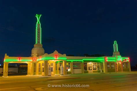 Shamrock, TX - 2014 : The U-Drop Inn, also known as Conoco Tower ...