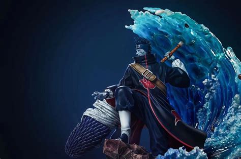 ZUOBAN NARUTO Akatsuki Hoshigaki Kisame Resin Statue Devilness Toys