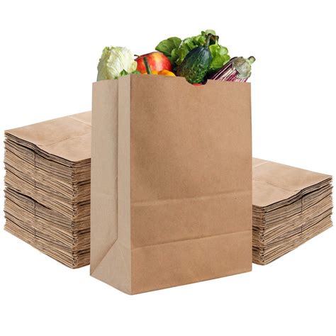 Kraft Brown Paper Bags Brown Paper Grocery Bags Bulk Large Paper Bags