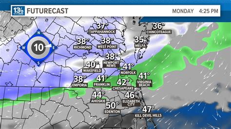 Slight chance of wintry weather in southeast Virginia on Tuesday ...