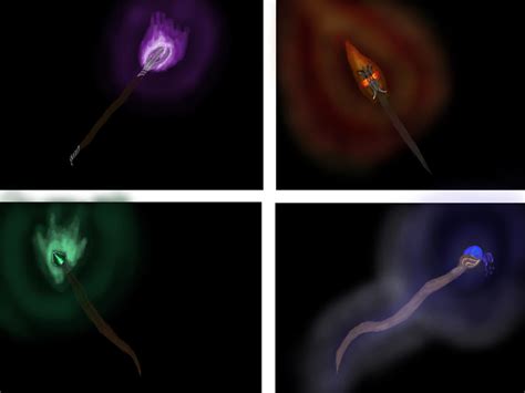 Magic Staffs By Archangelnik On Deviantart