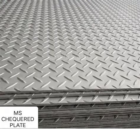 Mild Steel Hot Rolled Ms Chequered Plate For Industrial Thickness