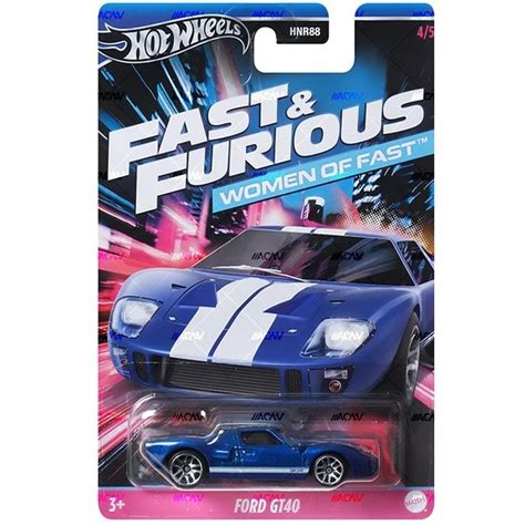 Hot Wheels Fast Furious Women Of Fast Series Ford Gt Card Melengkung Shopee Malaysia