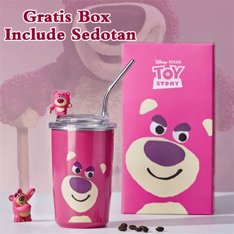 Jual Diskon Botol Minum Anak Termos Tumbler Lotso Ml Gratis Box