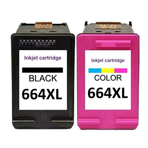 Kit Cartuchos Compativel Hp 664 Xl Black Color Shopee Brasil