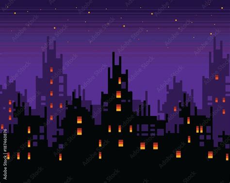 Pixel Art Town