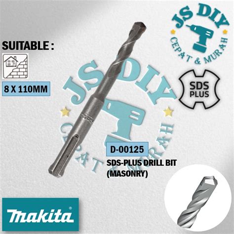 Makita D 00125 D 00050 D 00044 Tungsten Carbide Tipped Bit Sds Plus