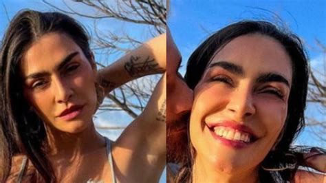 Cleo Pires Encanta Ao Posar O Marido Durante Viagem