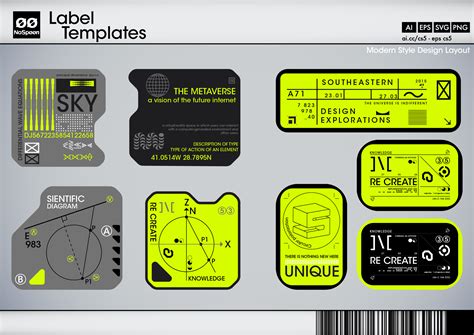 LABEL TEMPLATES :: Behance