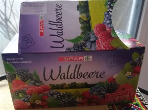 Фруктовый чай в пакетиках Spar Waldbeere - «Чай лесные ягоды » | отзывы