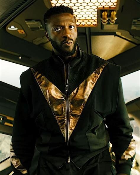 Black Adam Hawkman Jacket Aldis Hodge Black Jacket