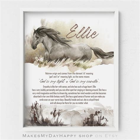 Ellie Name Meaninghebrew Names Meaningfirst Name Decalbible | Etsy