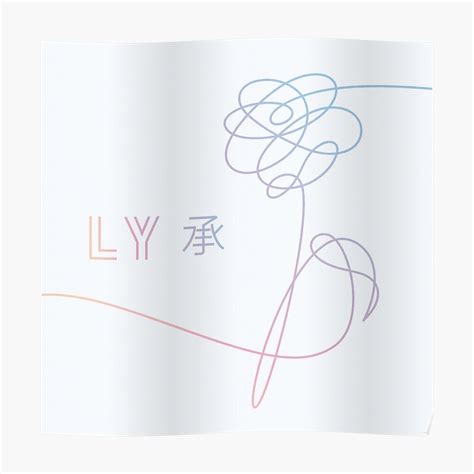 "BTS LOVE YOURSELF ALBUM COVER HER O VERSION" Poster by Twentyfan ...