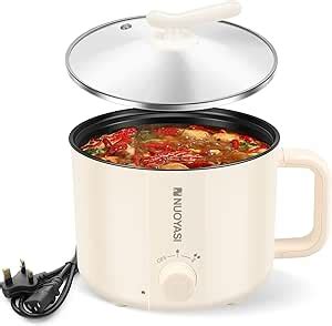 Electric Hot Pot With Steamer L Non Stick Mini Electric Pot Gear Rapid Noodles Cooker