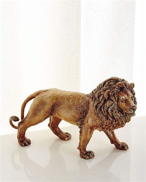 Jay Strongwater Stalking Lion Figurine Jay Strongwater Animal