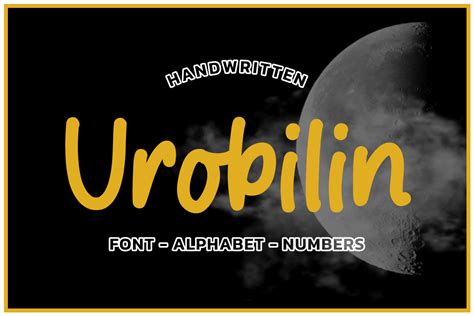 Urobilin Font Aplhabet Graphic By Fromporto Creative Fabrica