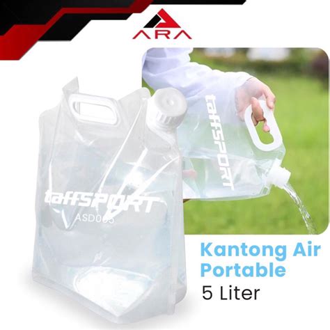 Jual Kantong Air Portable Water Bag 5 Liter Penampung Air Shopee