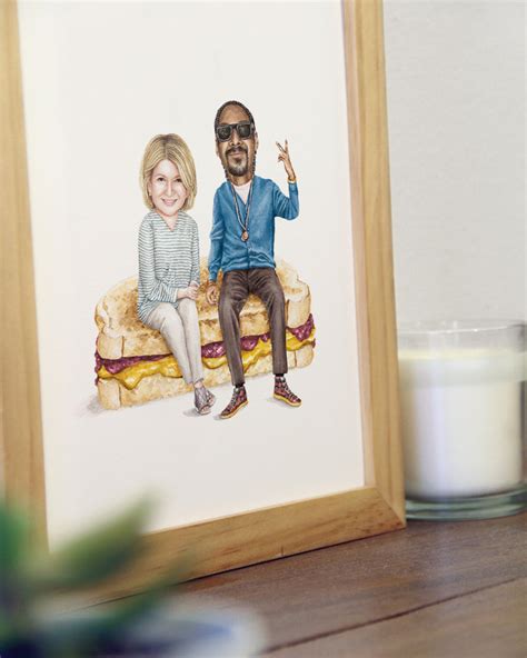 Martha and Snoop – Celebs On Sandwiches