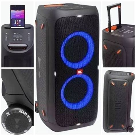 Caixa De Som Port Til Jbl Partybox W Bluetooth Preto Bivolt