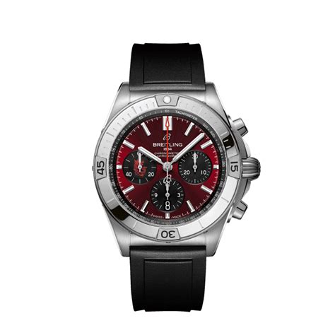 Chronomat B01 42 Year of the Dragon Stainless steel - Burgundy PB01342A1K1S1 | Breitling