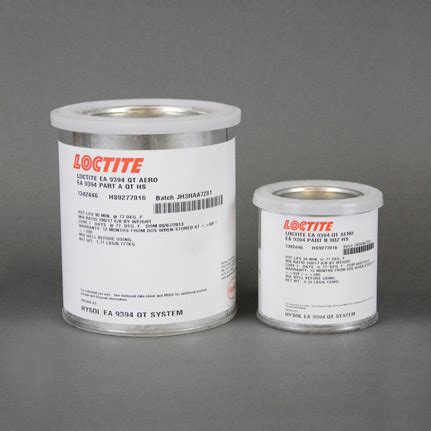 Henkel Loctite Hysol EA 9394 AERO Epoxy Adhesive Gray 1 qt Kit